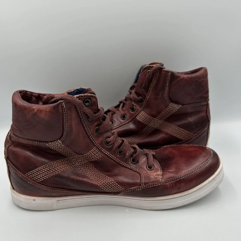 Bed Stu‎ Men's Lordmind Distressed Leather Sneaker Boots Size 9